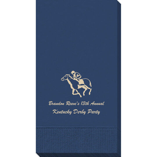 Horserace Derby Guest Towels
